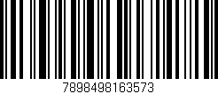 Código de barras (EAN, GTIN, SKU, ISBN): '7898498163573'