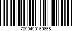 Código de barras (EAN, GTIN, SKU, ISBN): '7898498163665'