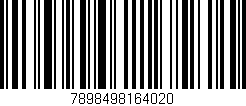 Código de barras (EAN, GTIN, SKU, ISBN): '7898498164020'