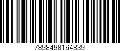 Código de barras (EAN, GTIN, SKU, ISBN): '7898498164839'