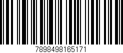 Código de barras (EAN, GTIN, SKU, ISBN): '7898498165171'