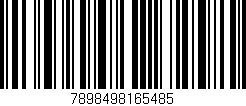 Código de barras (EAN, GTIN, SKU, ISBN): '7898498165485'