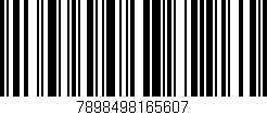 Código de barras (EAN, GTIN, SKU, ISBN): '7898498165607'