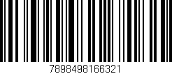 Código de barras (EAN, GTIN, SKU, ISBN): '7898498166321'