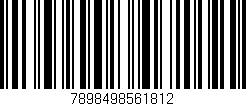 Código de barras (EAN, GTIN, SKU, ISBN): '7898498561812'