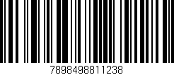 Código de barras (EAN, GTIN, SKU, ISBN): '7898498811238'