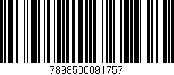 Código de barras (EAN, GTIN, SKU, ISBN): '7898500091757'