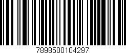 Código de barras (EAN, GTIN, SKU, ISBN): '7898500104297'