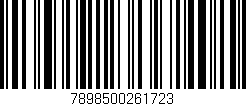 Código de barras (EAN, GTIN, SKU, ISBN): '7898500261723'