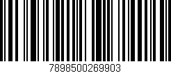 Código de barras (EAN, GTIN, SKU, ISBN): '7898500269903'