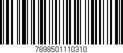 Código de barras (EAN, GTIN, SKU, ISBN): '7898501110310'