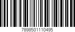 Código de barras (EAN, GTIN, SKU, ISBN): '7898501110495'