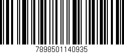 Código de barras (EAN, GTIN, SKU, ISBN): '7898501140935'