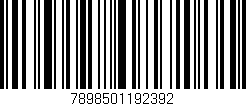 Código de barras (EAN, GTIN, SKU, ISBN): '7898501192392'