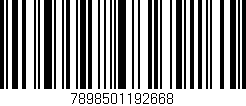 Código de barras (EAN, GTIN, SKU, ISBN): '7898501192668'