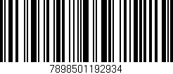 Código de barras (EAN, GTIN, SKU, ISBN): '7898501192934'
