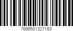 Código de barras (EAN, GTIN, SKU, ISBN): '7898501327183'