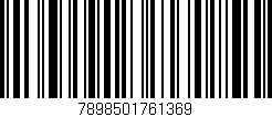 Código de barras (EAN, GTIN, SKU, ISBN): '7898501761369'