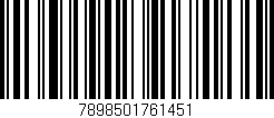 Código de barras (EAN, GTIN, SKU, ISBN): '7898501761451'