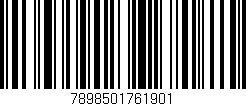 Código de barras (EAN, GTIN, SKU, ISBN): '7898501761901'