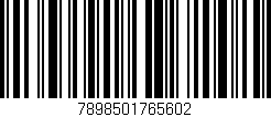 Código de barras (EAN, GTIN, SKU, ISBN): '7898501765602'