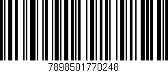 Código de barras (EAN, GTIN, SKU, ISBN): '7898501770248'