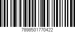 Código de barras (EAN, GTIN, SKU, ISBN): '7898501770422'