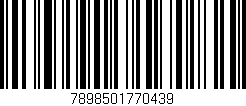 Código de barras (EAN, GTIN, SKU, ISBN): '7898501770439'