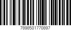Código de barras (EAN, GTIN, SKU, ISBN): '7898501770897'