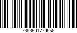 Código de barras (EAN, GTIN, SKU, ISBN): '7898501770958'