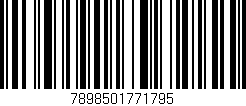Código de barras (EAN, GTIN, SKU, ISBN): '7898501771795'