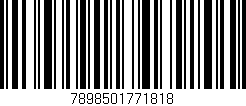 Código de barras (EAN, GTIN, SKU, ISBN): '7898501771818'