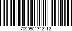 Código de barras (EAN, GTIN, SKU, ISBN): '7898501772112'