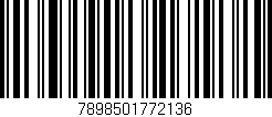 Código de barras (EAN, GTIN, SKU, ISBN): '7898501772136'