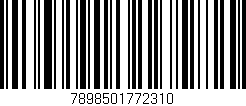 Código de barras (EAN, GTIN, SKU, ISBN): '7898501772310'
