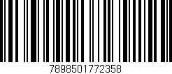 Código de barras (EAN, GTIN, SKU, ISBN): '7898501772358'