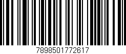 Código de barras (EAN, GTIN, SKU, ISBN): '7898501772617'