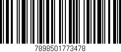 Código de barras (EAN, GTIN, SKU, ISBN): '7898501773478'