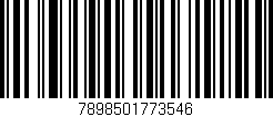 Código de barras (EAN, GTIN, SKU, ISBN): '7898501773546'