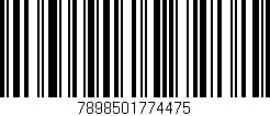 Código de barras (EAN, GTIN, SKU, ISBN): '7898501774475'