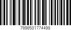 Código de barras (EAN, GTIN, SKU, ISBN): '7898501774499'