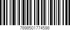 Código de barras (EAN, GTIN, SKU, ISBN): '7898501774598'