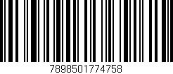 Código de barras (EAN, GTIN, SKU, ISBN): '7898501774758'