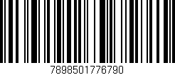 Código de barras (EAN, GTIN, SKU, ISBN): '7898501776790'