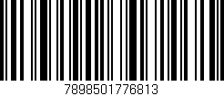 Código de barras (EAN, GTIN, SKU, ISBN): '7898501776813'