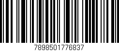 Código de barras (EAN, GTIN, SKU, ISBN): '7898501776837'