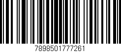 Código de barras (EAN, GTIN, SKU, ISBN): '7898501777261'