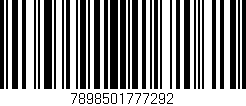 Código de barras (EAN, GTIN, SKU, ISBN): '7898501777292'