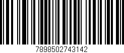Código de barras (EAN, GTIN, SKU, ISBN): '7898502743142'