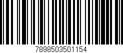 Código de barras (EAN, GTIN, SKU, ISBN): '7898503501154'